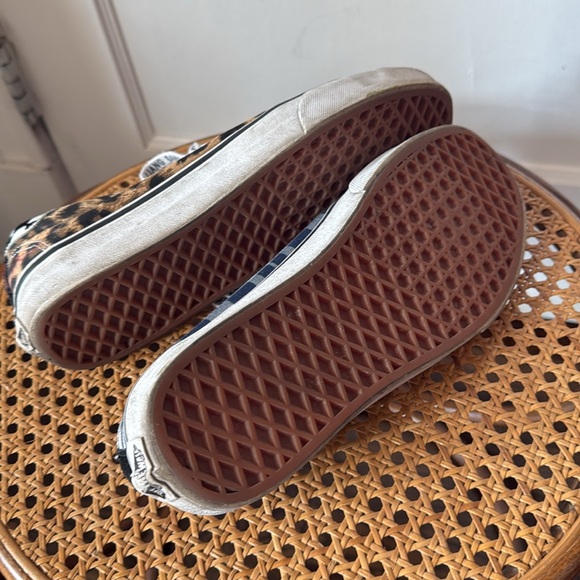 Vans Sandy Liang Leopard and Plaid Sneakers - Picture 6 of 6